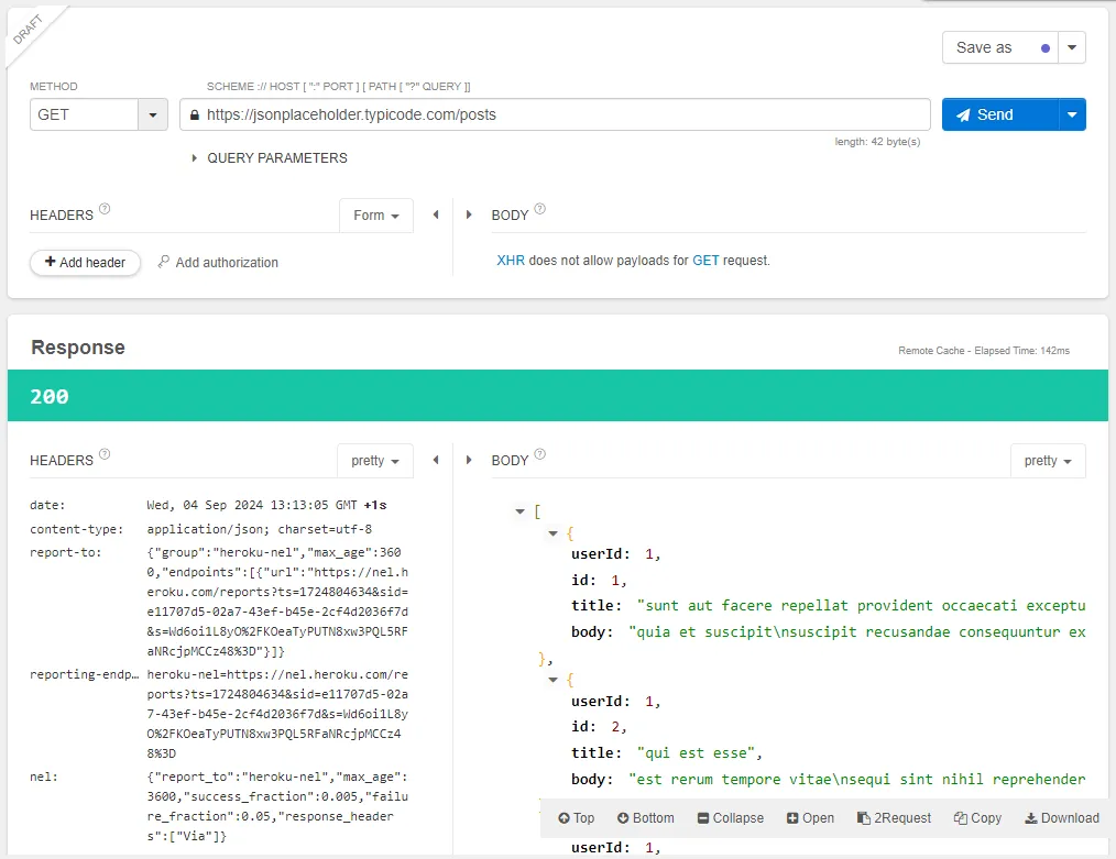 talend API tester